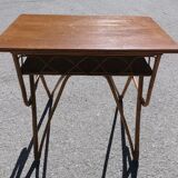 Rattan and vintage bamboo desk