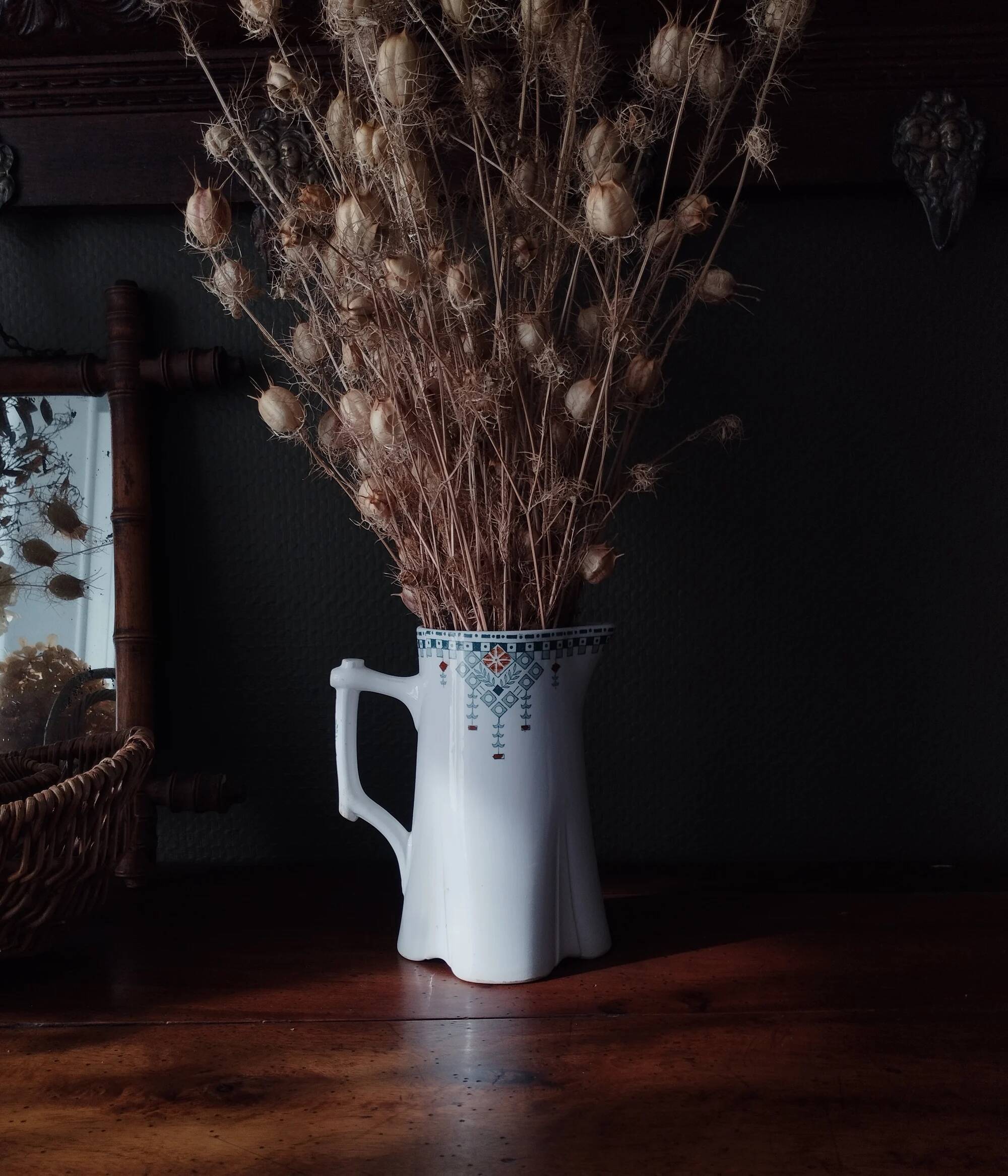 Art Deco pitcher in Longwy ironstone, 1911