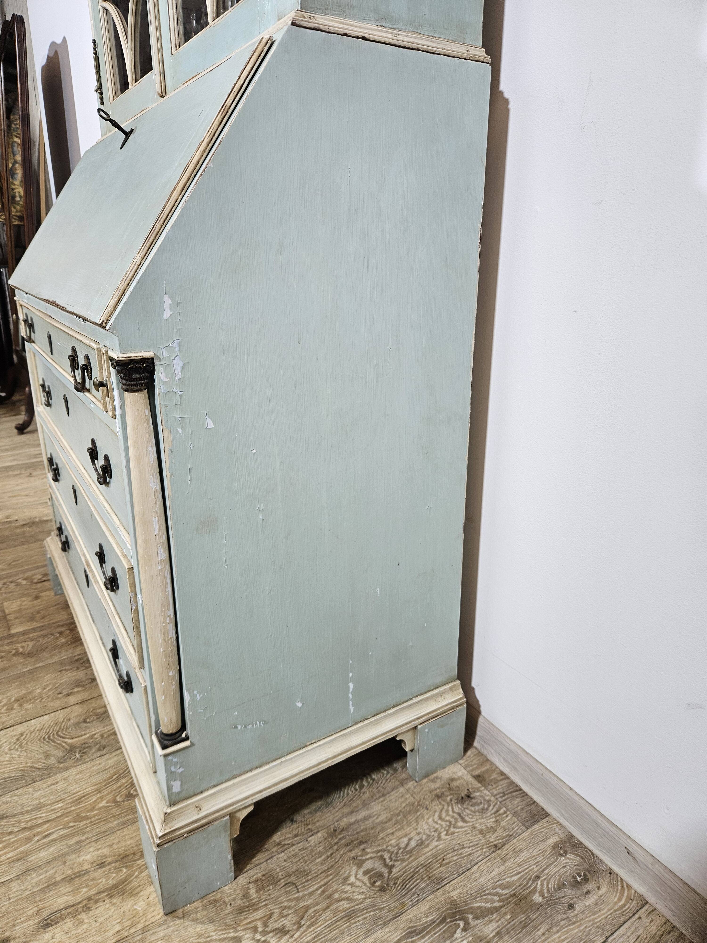 Secretary with a Biedermeier extension, Bookcase, first half of the 19th