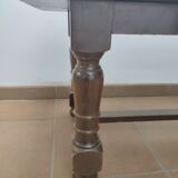 Coffee table in solid walnut wood