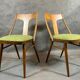 Set of 4 renovated vintage chairs, mier edition, czech vintage 1960s
