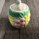 Barbotine milk jug and sugar bowl set - Perfect condition
