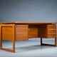 Freestanding Teak Desk from GV Møbler, 1960s