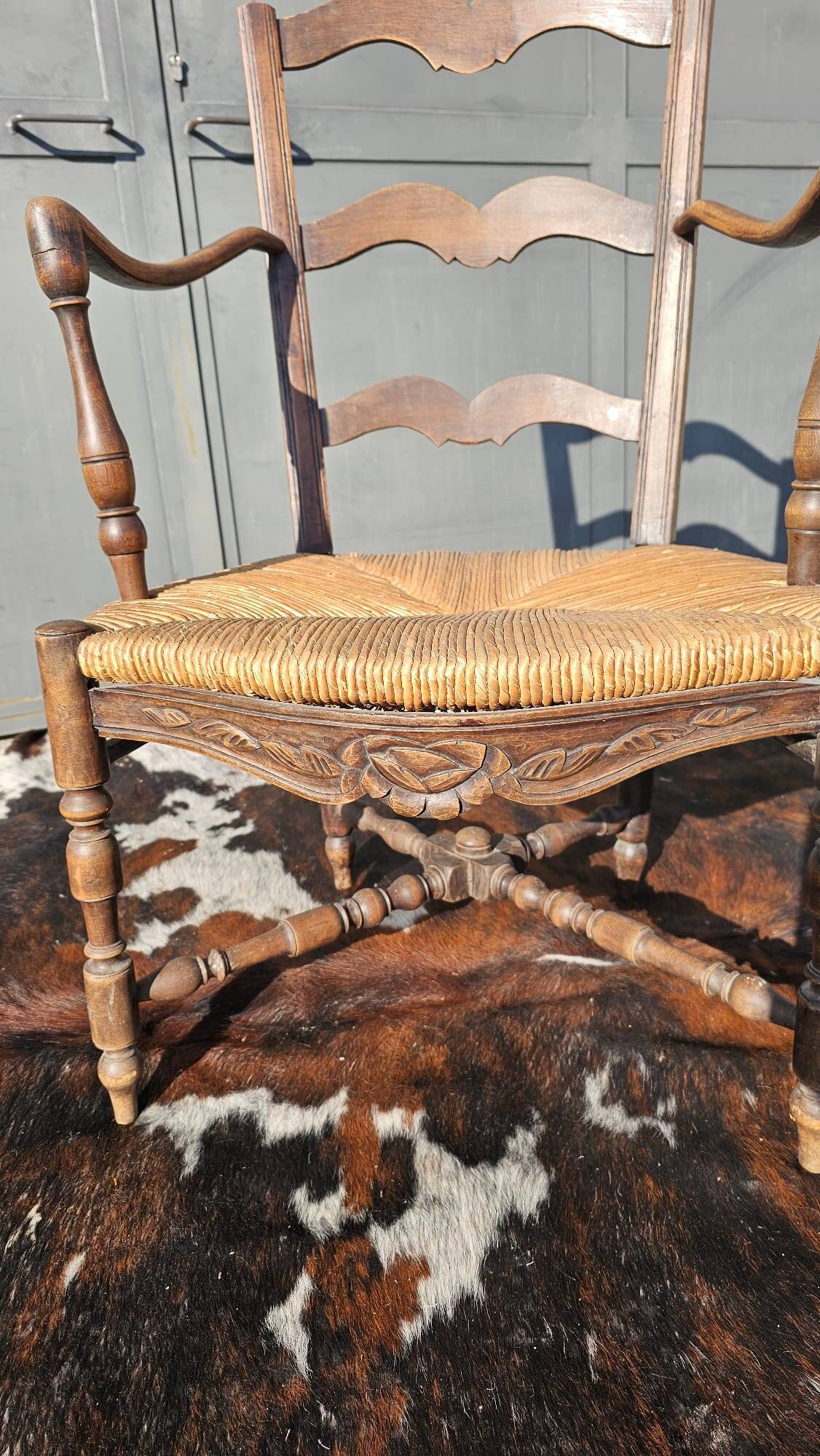 Old Provencal armchair