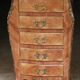 Adorable small veneered chest of drawers.