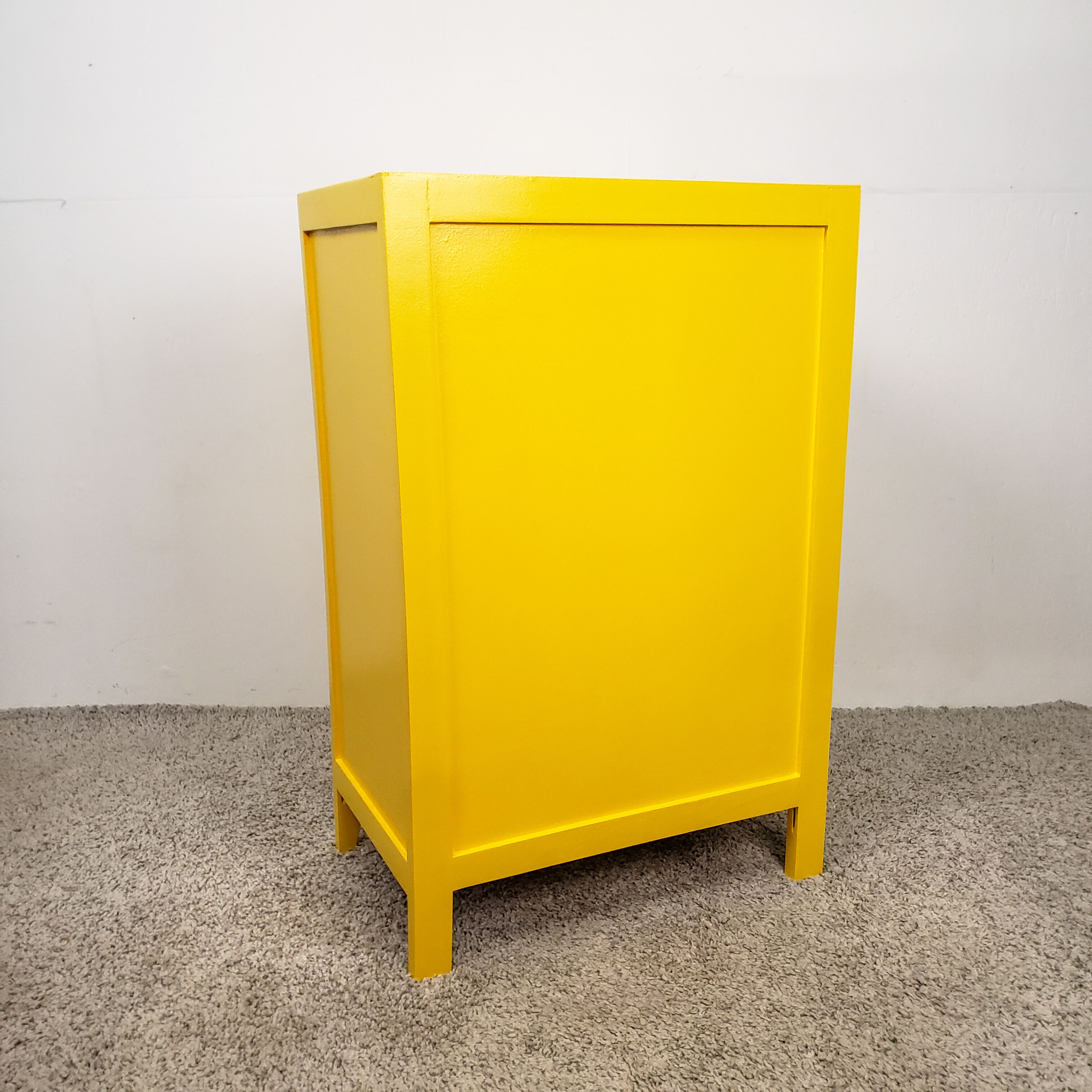 Yellow vintage chiffonnier