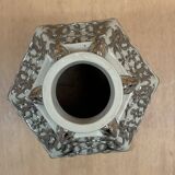Gray & silver vase
