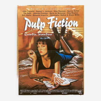 Affiche cinéma originale "Pulp Fiction" Tarantino