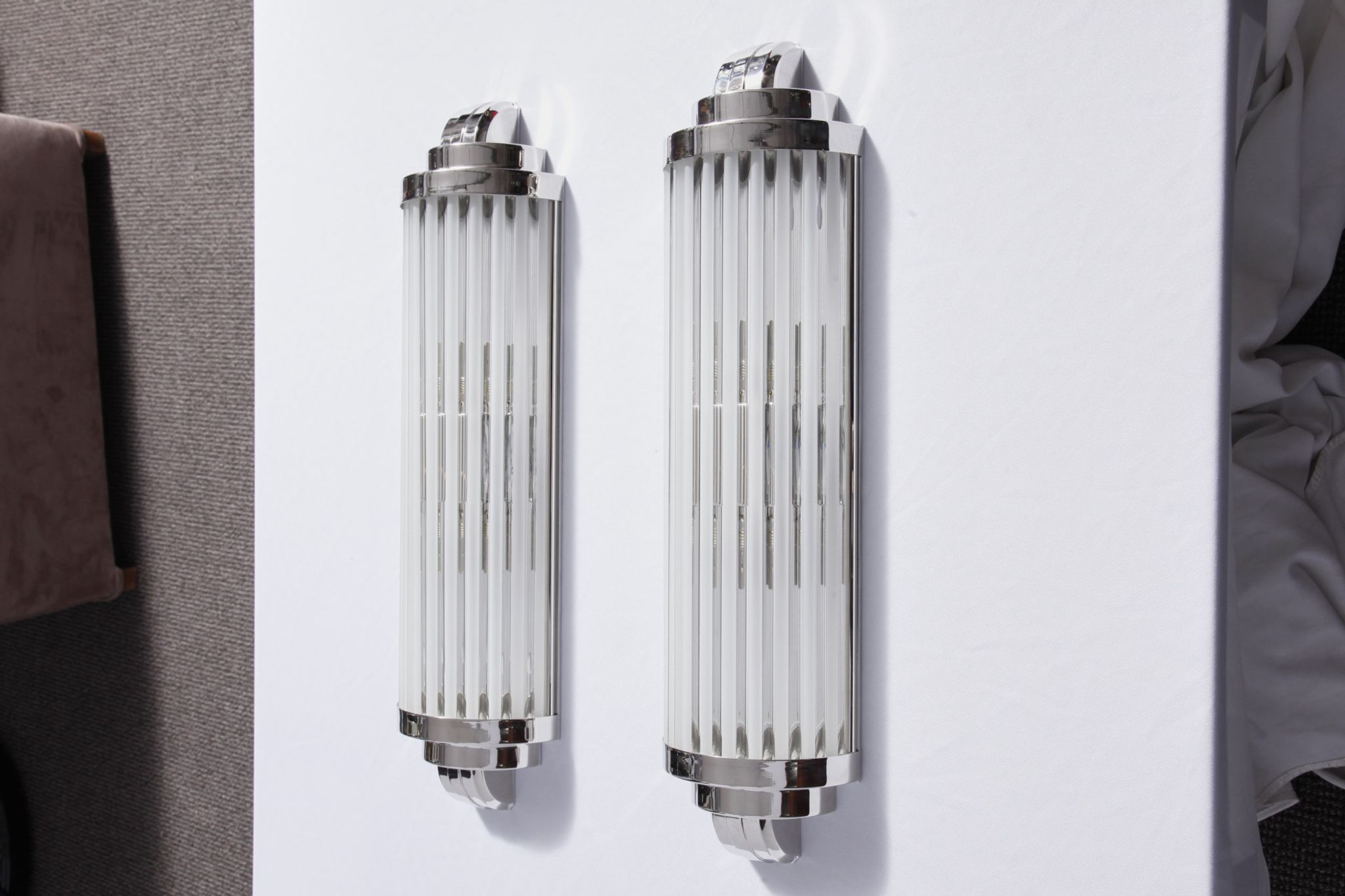 Paire d'appliques art-déco modernistes