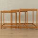 1960s nesting tables by Kurt Østervig for K.P. Møbler