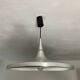 Erco vintage aluminum brushed scandinavian space age style suspension