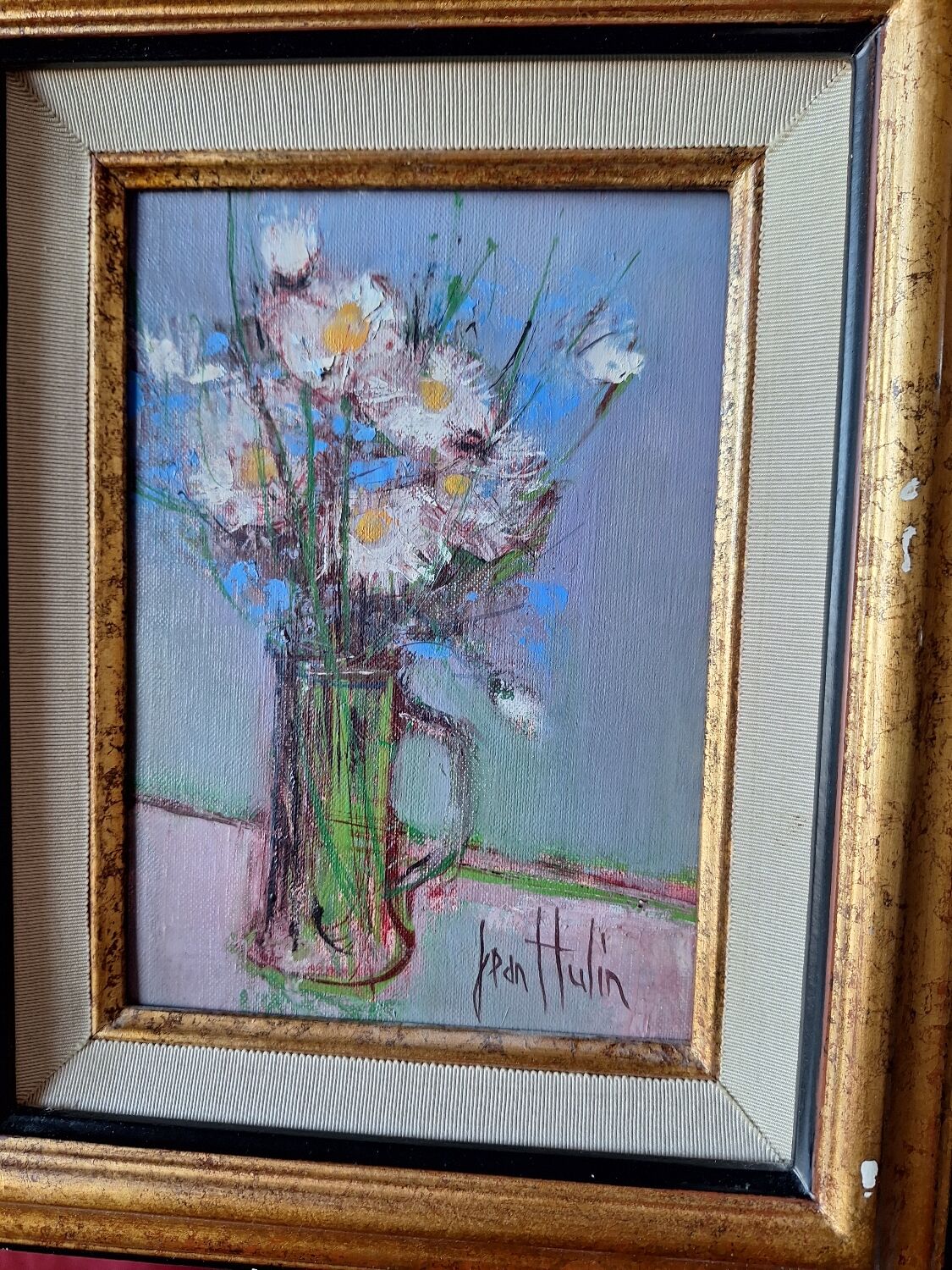 Oil on canvas signed Jean Hulin