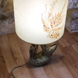 Lampe en céramique forme libre années 70