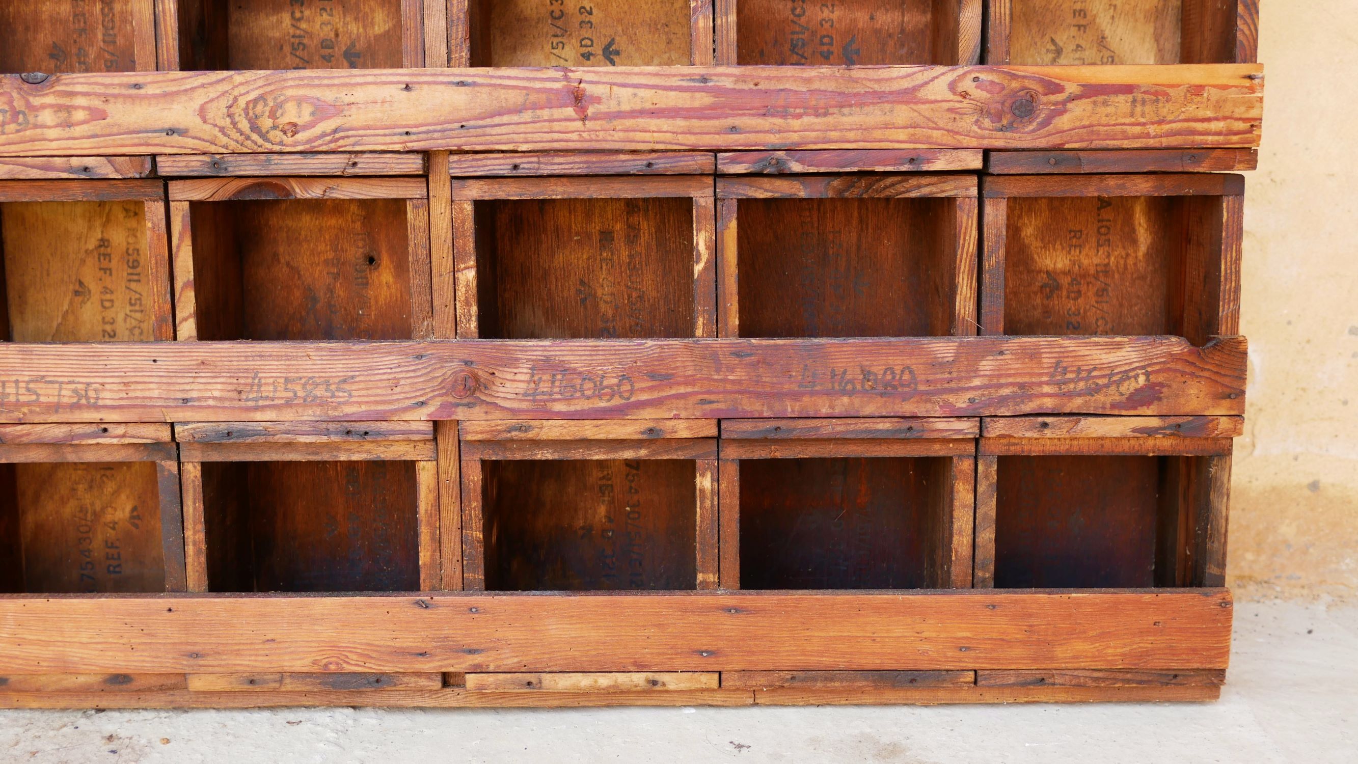 Craft furniture with vintage lockers
