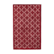 Handmade carved anatolian 1980s 180 cm x 280 cm red rug