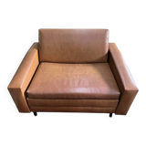 Fauteuil chauffeuse skaï 60’s