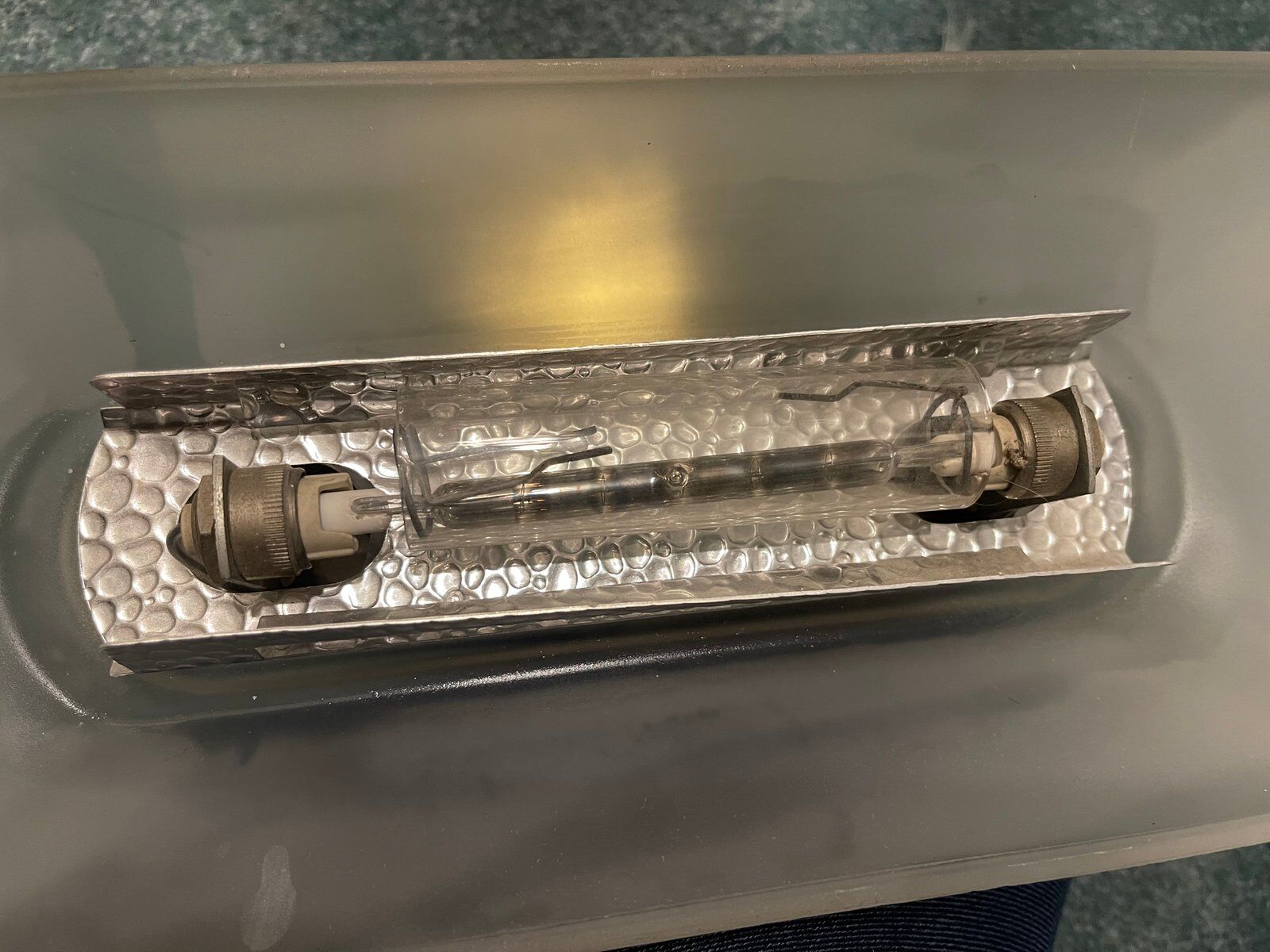 Brass Satinated Glass Sconces, 1980s, Set of 2