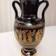 Vase miniature bleu cobalt et or 24 k