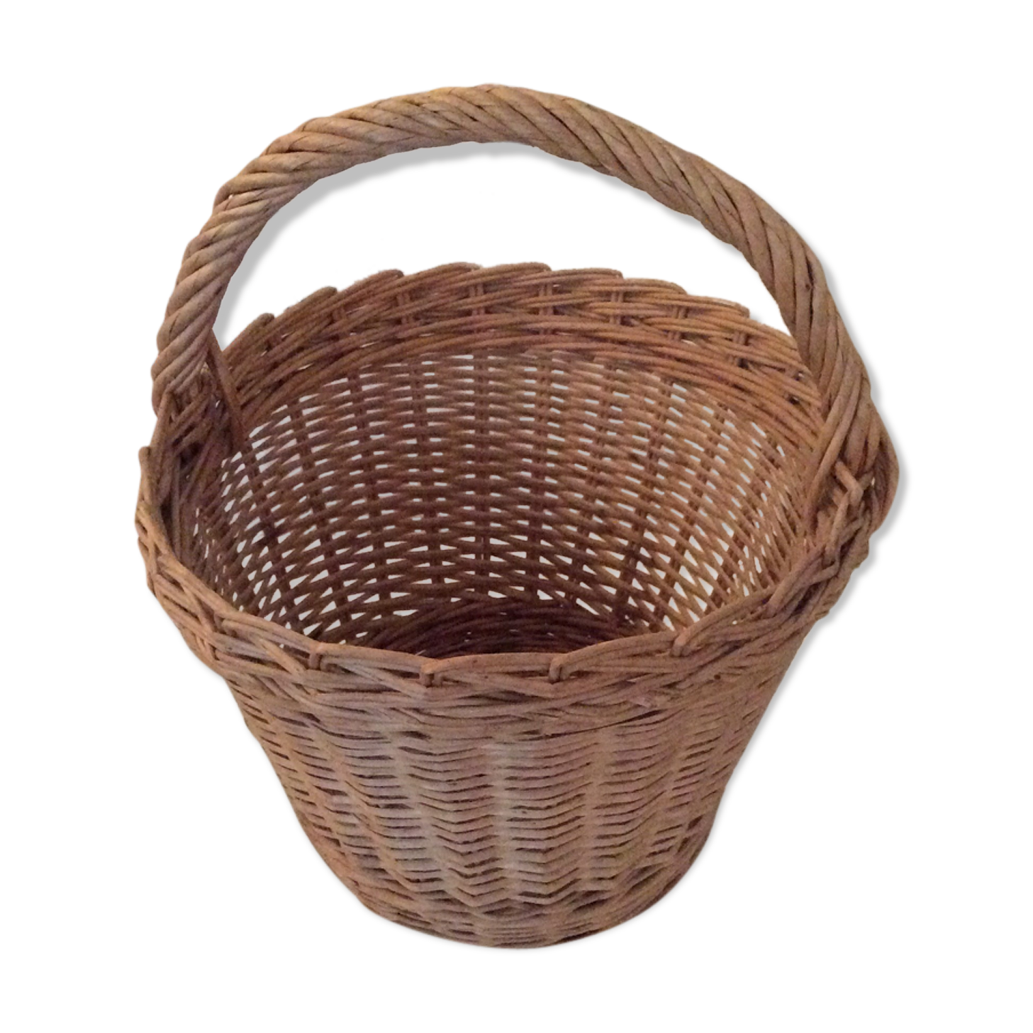 Antique wicker basket