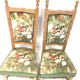 Paire de chaises de cheminée années 40