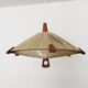 Suspension en sisal et teck par Temde