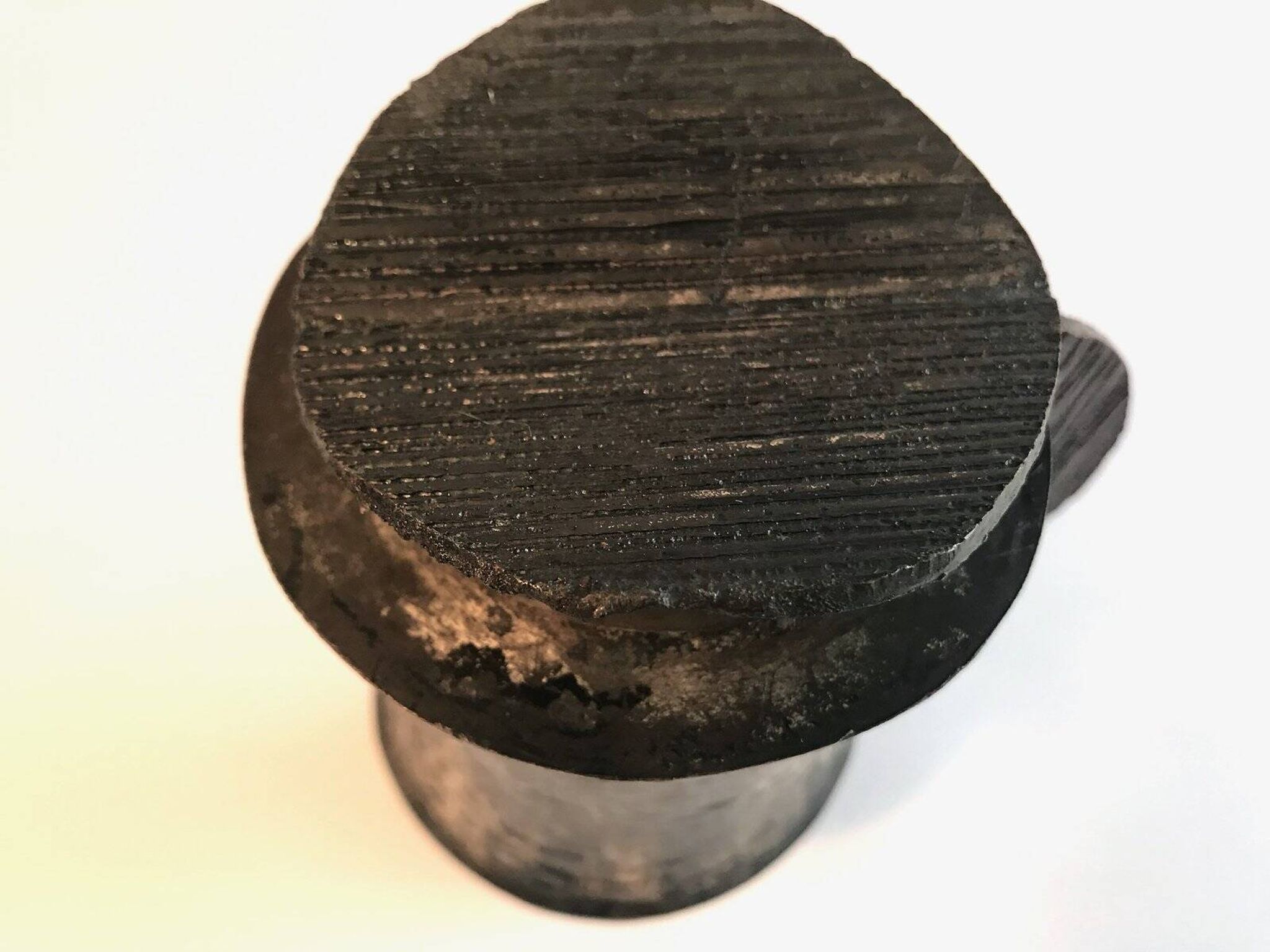 Italian brutalist lidded bronze jug by Lorenzo Burchiellaro, 1960s
