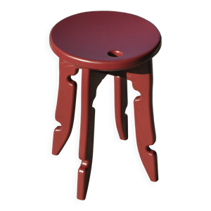 Tabouret en Frêne Laqué