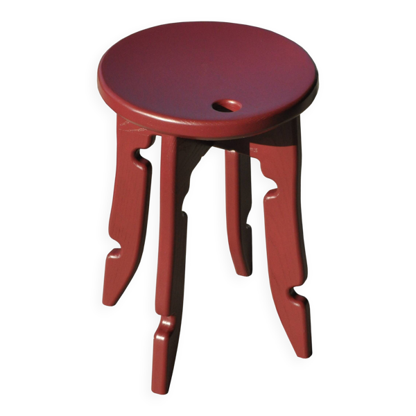 Tabouret en Frêne Laqué