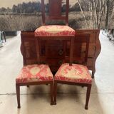 lot de trois chaises anciennes de style Empire.