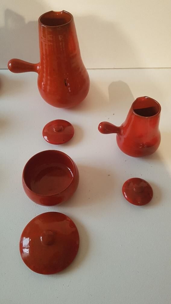 Charles Voltz ceramic coffee service 50/60s