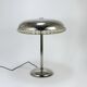 Mushroom Table Lamp in Nickel and Crystal Bakalowits Vienna, Austria, 1950s