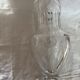 Crystal water jug by Saint-Louis signed – antique engraved service