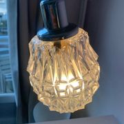 Lampe vintage années 70 chrome et marbre