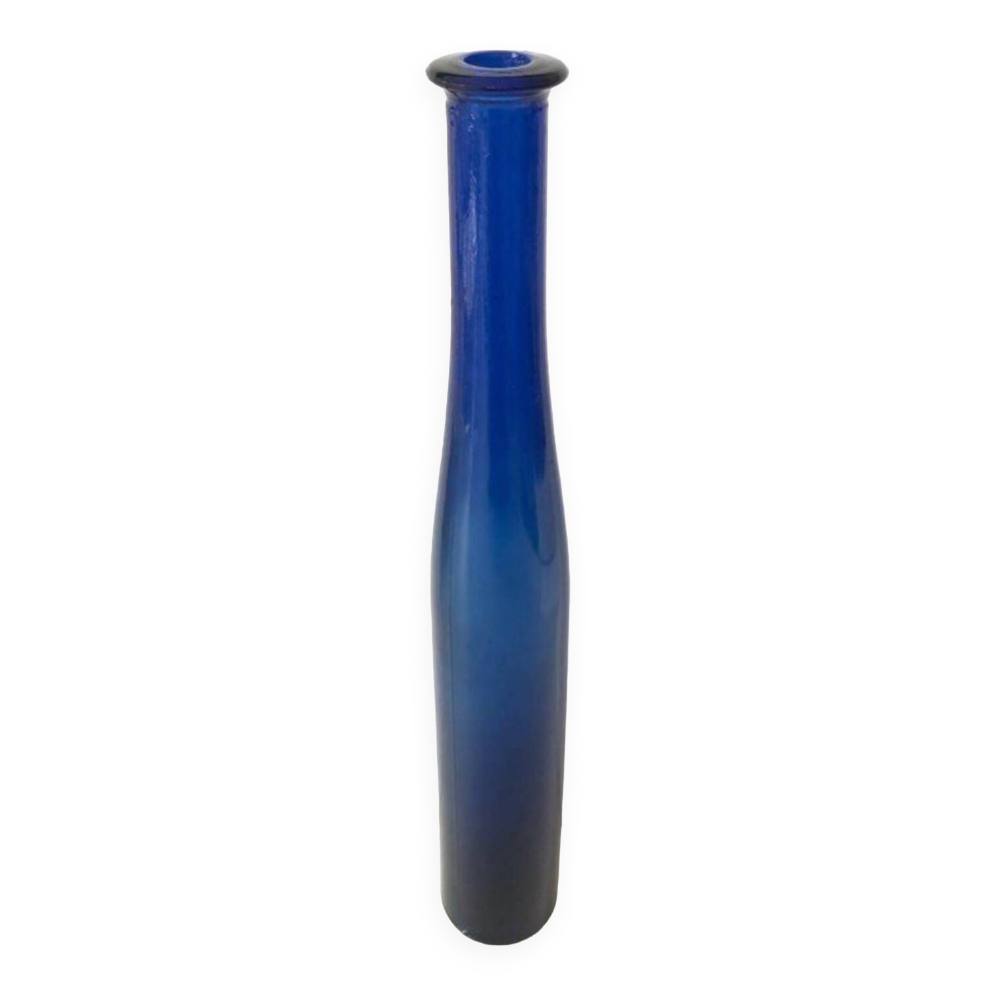 Tall Blue Vase