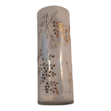 Golden foliage vase