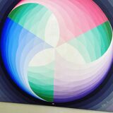 Abstract composition by Robert Glize «Circles and trabsparence