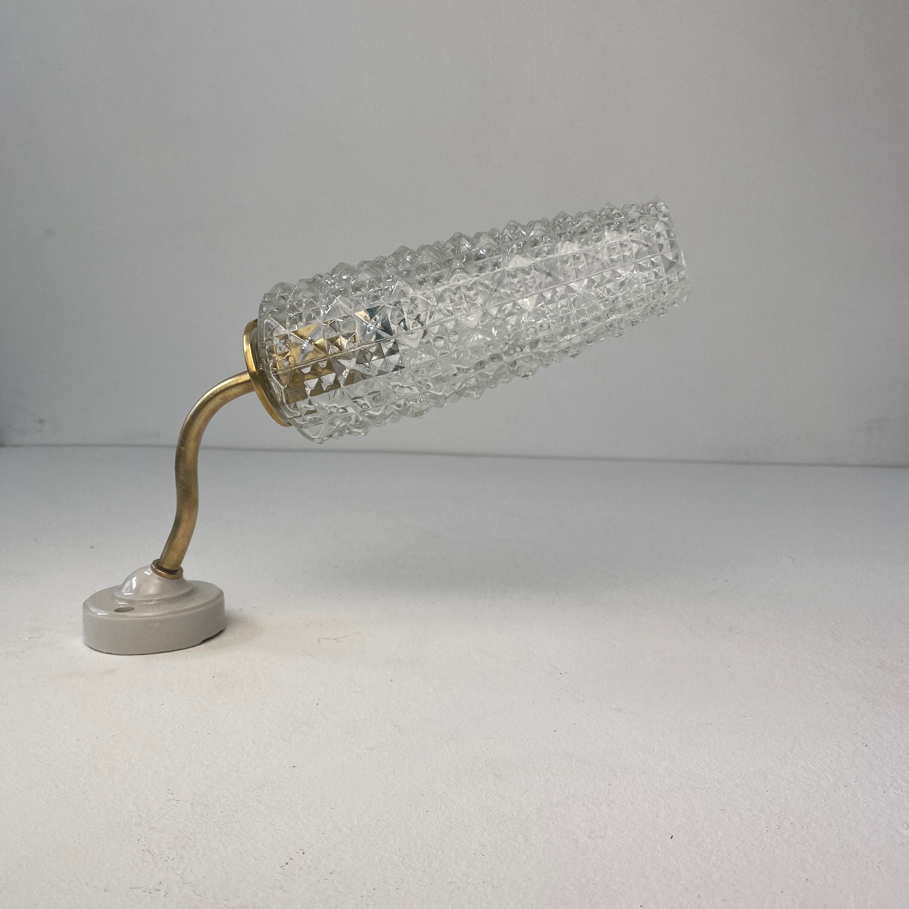 Vintage gooseneck wall lamp