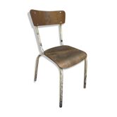 Chaise ancienne école années 70