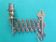 Vintage extendable pantograph wall light