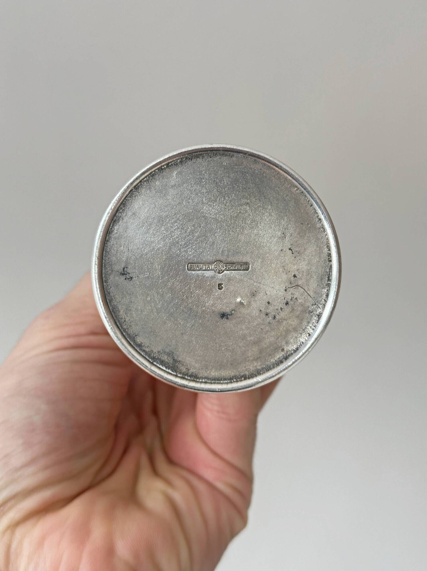 Silver-plated single flower vase