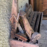 19th century walnut church pulpit