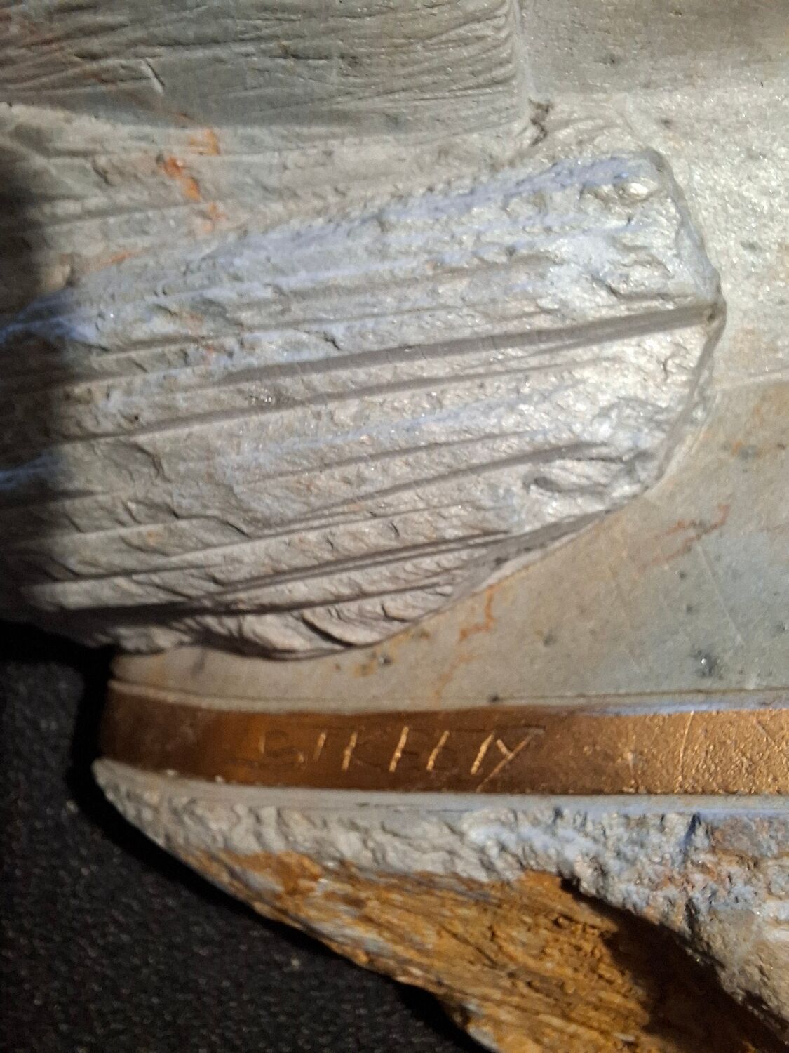 Handcrafted stone bust