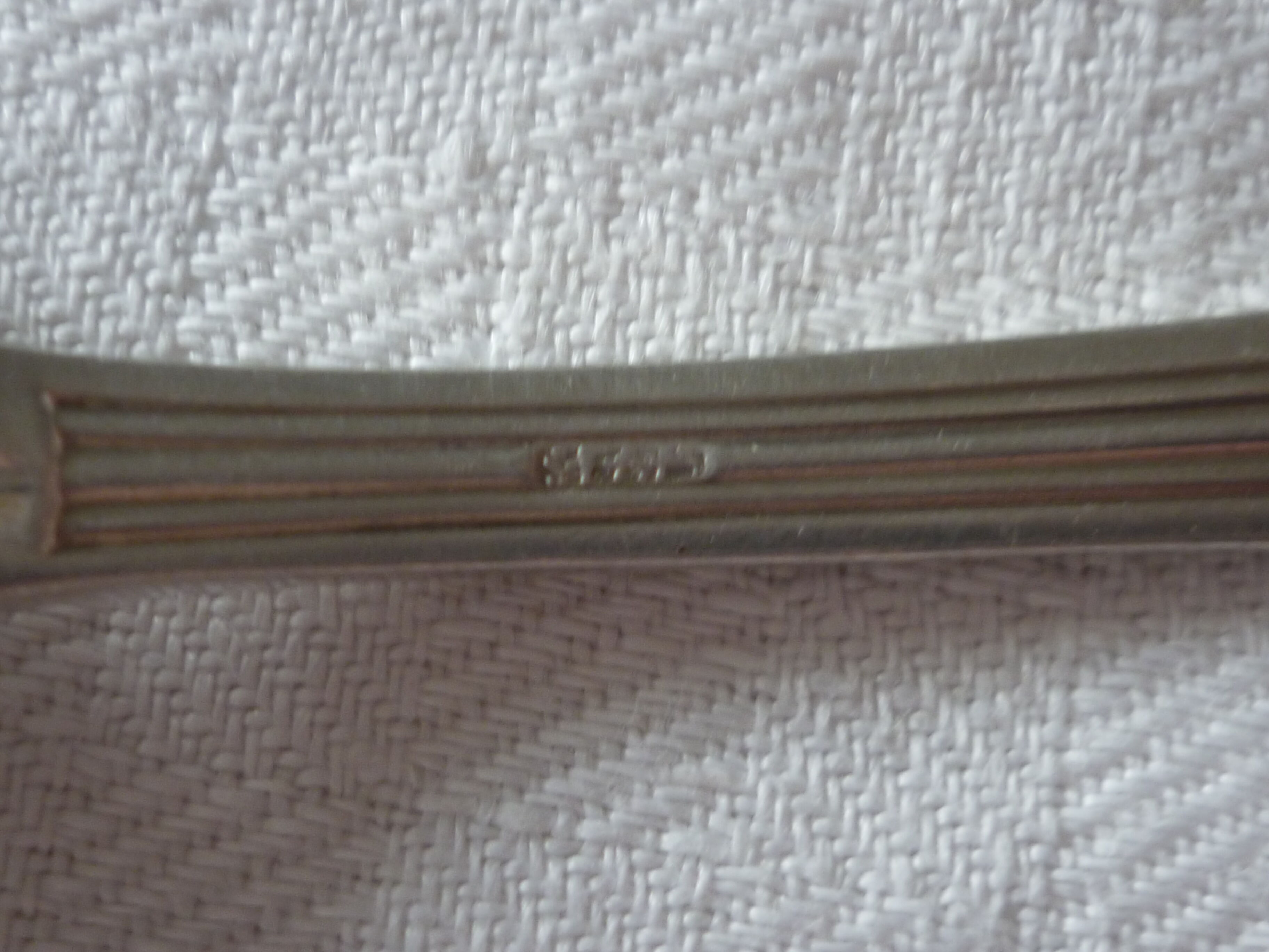 12 small silver metal spoons orfevre sfam