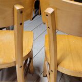 Paire chaises de bistrot ancienne, 1950s