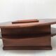 Coffee table bar trunk oval vintage cherry 70s-80s