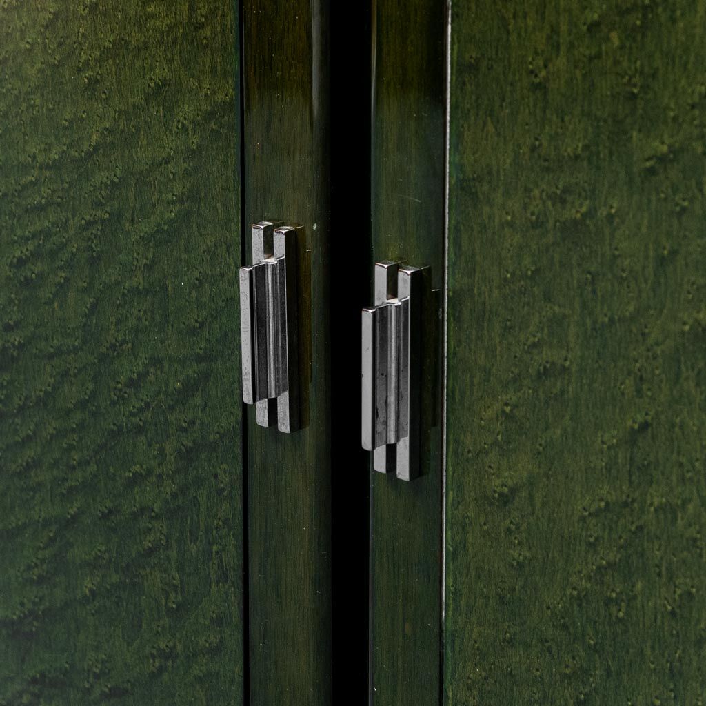 Vintage modern vintage 70s green wooden sideboard