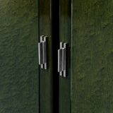 Vintage modern vintage 70s green wooden sideboard