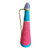 Bouteille scoubidou vintage