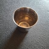 Set of 3 silver-plated shot glasses