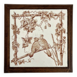 Ironstone bird trivet “Le Favori” Longwy